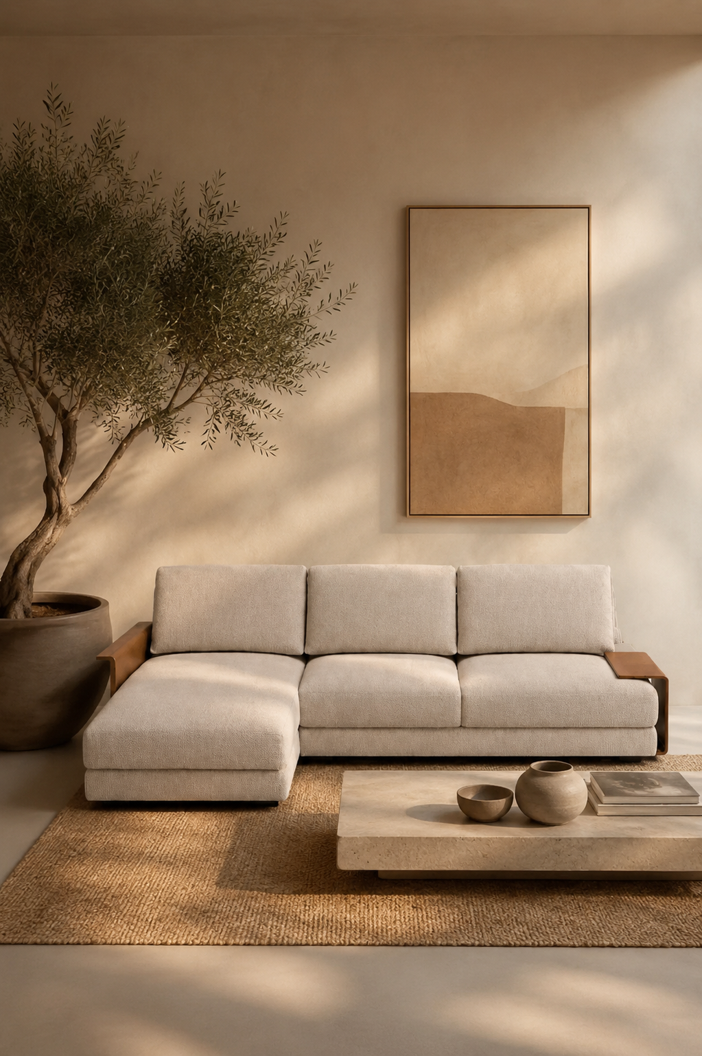 foldline sectional