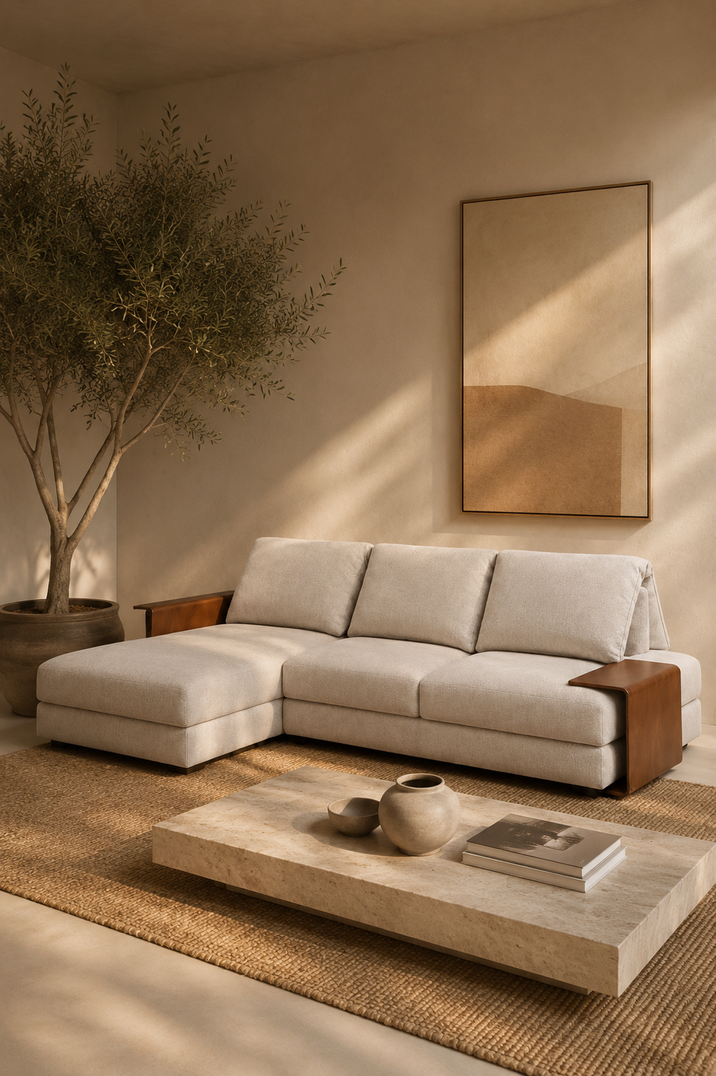 foldline sectional