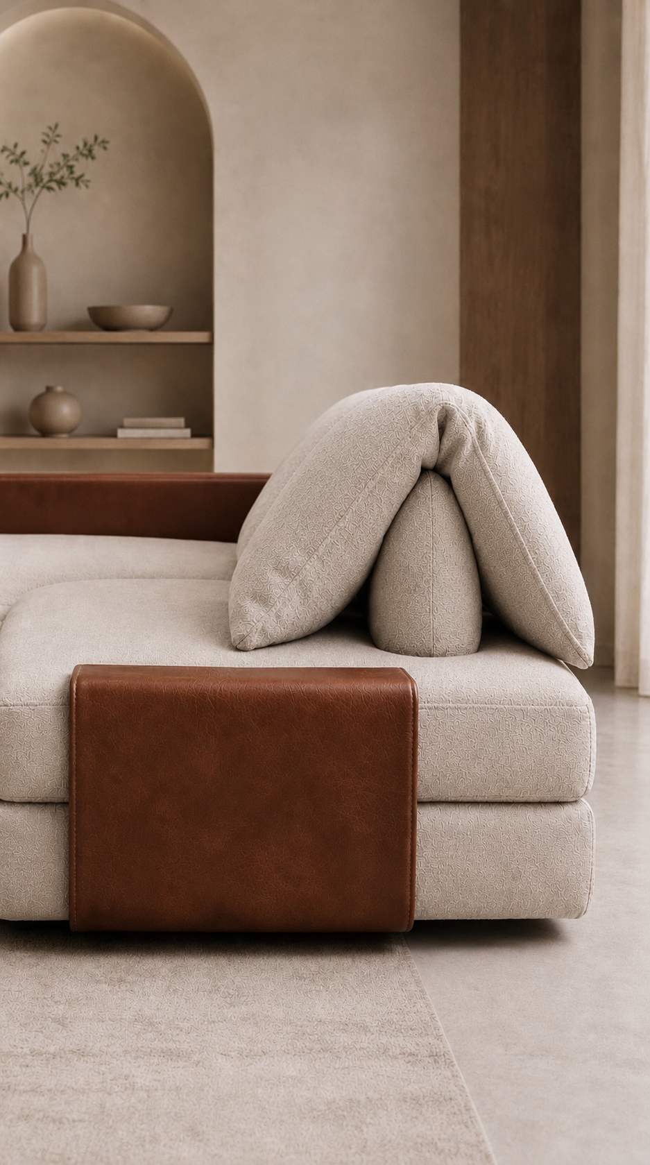 foldline sectional